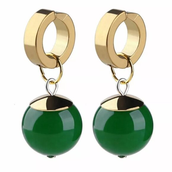 Super Dragon Ball Earrings Vegetto Potara Black Son Goku Zamasu Ear Stud single - Picture 7 of 13